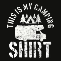 Camping Trailer Camper Van Mobile Home Caravan Motorhome Scorecard Crop Tee | Artistshot