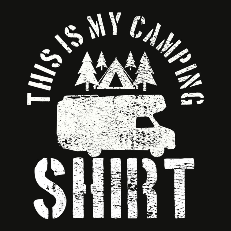 Camping Trailer Camper Van Mobile Home Caravan Motorhome Scorecard Crop Tee by cm-arts | Artistshot