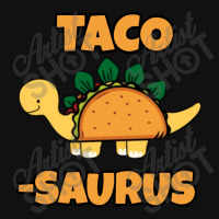 Taco Saurus Portrait Canvas Print | Artistshot