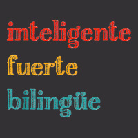 Inteligente Fuerte Bilingue Spanish Bilingual Teacher Vintage Hoodie | Artistshot