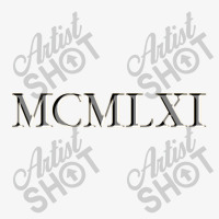 Roman Numeral 1961 Ladies Fitted T-shirt | Artistshot