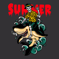 Ghost And Shark Summer Design One Vintage Short | Artistshot