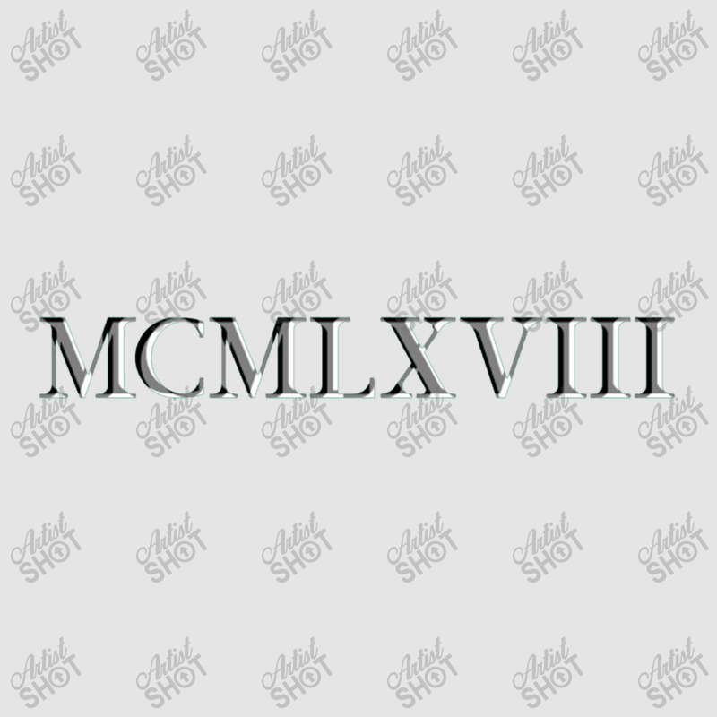 Roman Numeral 1968 Exclusive T-shirt by waktudzuhur | Artistshot