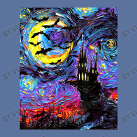 Dracula Castle Vampire Bats Halloween Starry Night Aja Art Lightweight Hoodie | Artistshot