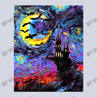 Dracula Castle Vampire Bats Halloween Starry Night Aja Art Fleece Short | Artistshot