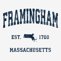 Framingham Massachusetts Ma Vintage Athletic Navy Sports Des Sweatshir Classic T-shirt | Artistshot