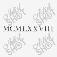 Roman Numeral 1978 Adjustable Cap | Artistshot