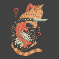 Carp Tattooed Cat Vintage T-shirt | Artistshot