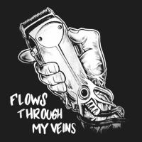 Flows Through My Veins Hair Cutting Barber Tshirts For Men W Classic T-shirt | Artistshot