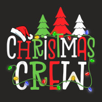 Cute Family Christmas Crew Matching Pajama Christmas Lights Ladies Fitted T-shirt | Artistshot