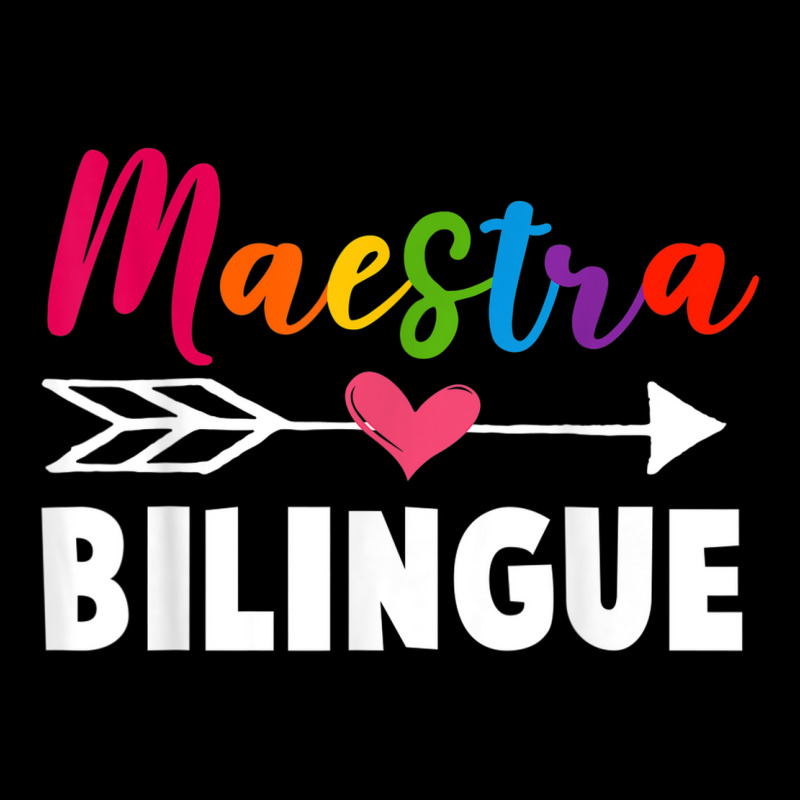 Maestra Spanish Teacher Back To School Maestra Bilingue Maternity Scoop Neck T-shirt by Outpost | Artistshot