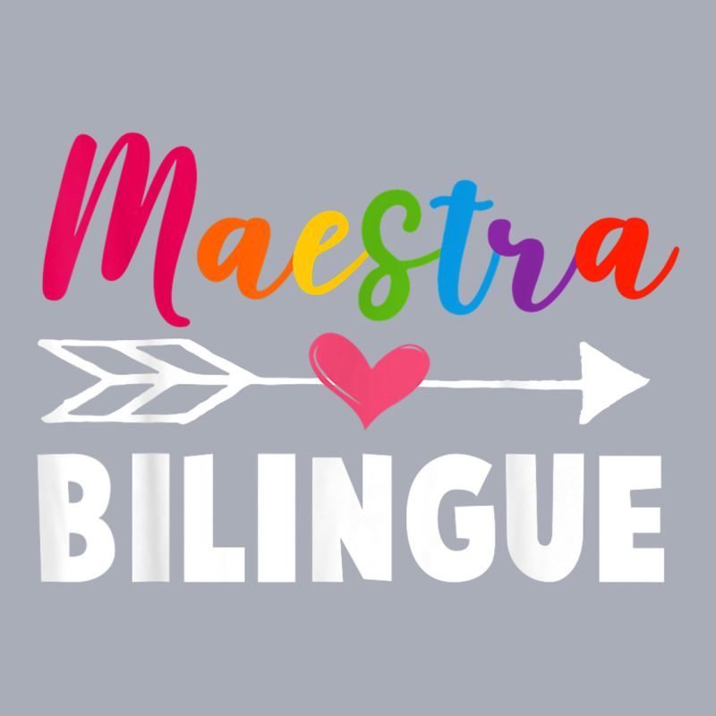 Maestra Spanish Teacher Back To School Maestra Bilingue Tank Dress by Outpost | Artistshot