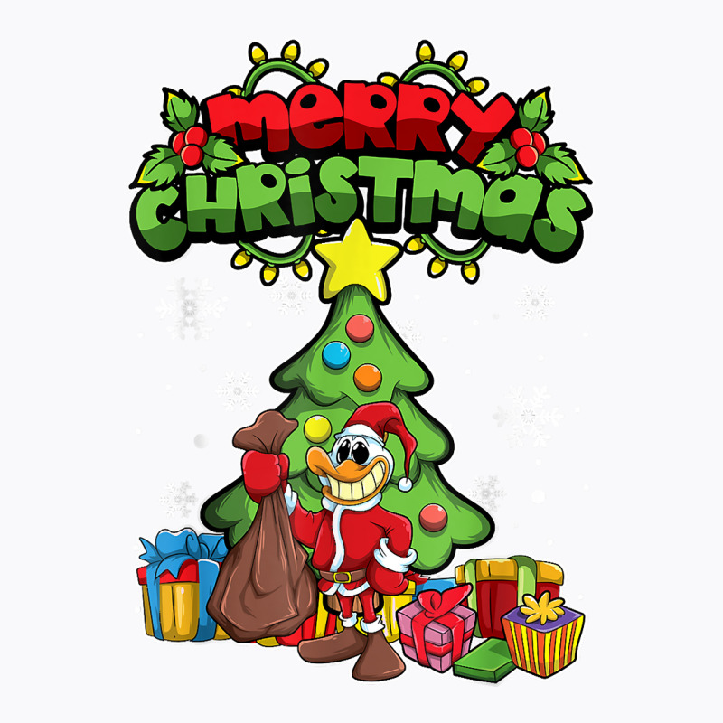 Merry Christmas Animals   Xmas Duck Duckling T Shirt T-shirt | Artistshot