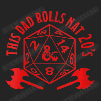 Womens Dungeons & Dragons Father's Day This Dad Rolls Nat 20's V-neck 3/4 Sleeve Shirt | Artistshot