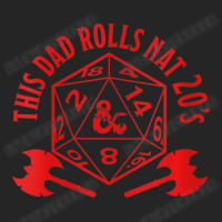 Womens Dungeons & Dragons Father's Day This Dad Rolls Nat 20's V-neck Unisex Hoodie | Artistshot