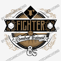 Womens Dungeons & Dragons Fighter Combat Trained V-neck Scorecard Crop Tee | Artistshot