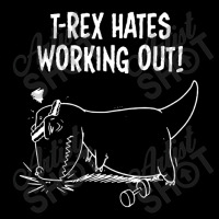 T Rex Hates Push Ups Working Out Youth Jogger | Artistshot