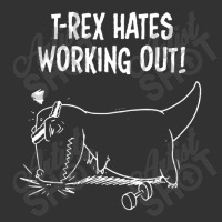 T Rex Hates Push Ups Working Out Baby Bodysuit | Artistshot