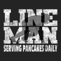 Vintage Football Lineman Saying   Serving Pancakes Daily 3/4 Sleeve Shirt | Artistshot