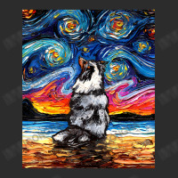 Merle Shetland Sheepdog Sheltie Starry Night By Aja Exclusive T-shirt | Artistshot