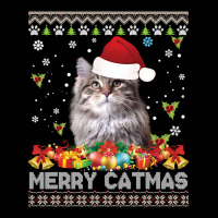 Merry Catmas Siberian Cat Ugly Sweater Christmas Santa Claus Long Slee Adjustable Cap | Artistshot