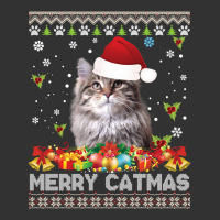 Merry Catmas Siberian Cat Ugly Sweater Christmas Santa Claus Long Slee Baby Bodysuit | Artistshot