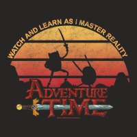 Cn Adventure Time Watch And Learn As I Master Reality Ladies Fitted T-shirt | Artistshot