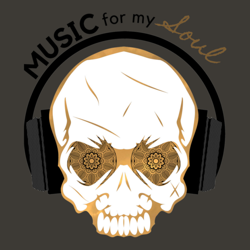 Be Music Of My Soul- Gold Human Skull With Black Mandala Eyes And Head Bucket Hat by JefferyJohnson | Artistshot