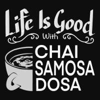 India Food Culture Chai Samosa Desi Humor Funny Crop Top | Artistshot