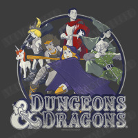 Womens Dungeons & Dragons Group Shot Badge V-neck Men's Polo Shirt | Artistshot