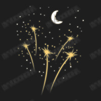 Moon Fireworks Starry Night Lunar Cresent Stargazer Classic T-shirt | Artistshot