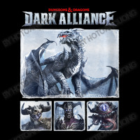 Womens Dungeons & Dragons Group Shot Dark Alliance Box Up V-neck Zipper Hoodie | Artistshot