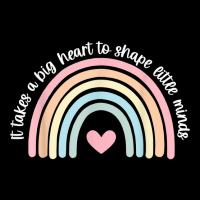 It Takes A Big Heart To Shape Little Minds Teacher Rainbow Pocket T-shirt | Artistshot