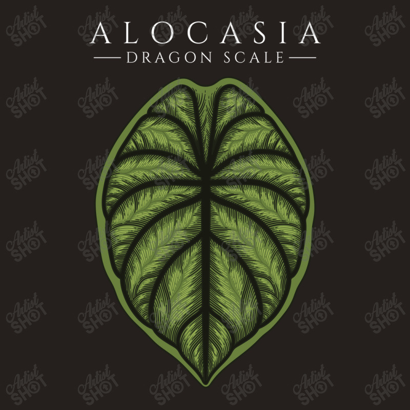 Alocasia Dragon Scale Aroid Plant Lover Anthurium Philodendron Tank Top by dovieavila | Artistshot