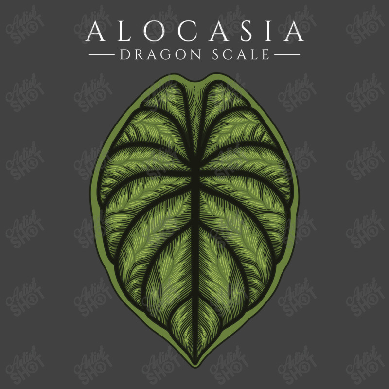 Alocasia Dragon Scale Aroid Plant Lover Anthurium Philodendron Vintage T-Shirt by dovieavila | Artistshot