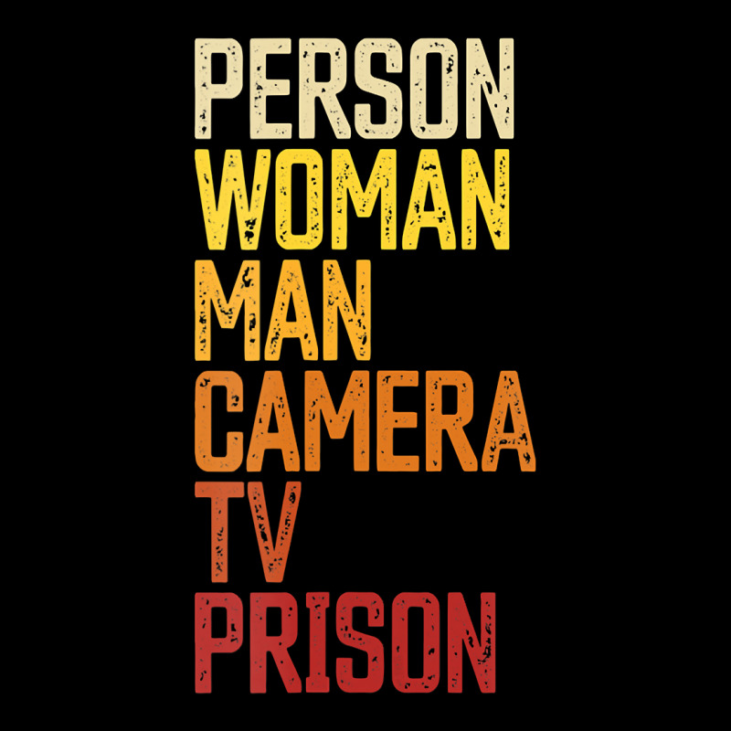 Womens Person Woman Man Camera Tv Prison Haha Funny Anit Trump Legging by cm-arts | Artistshot