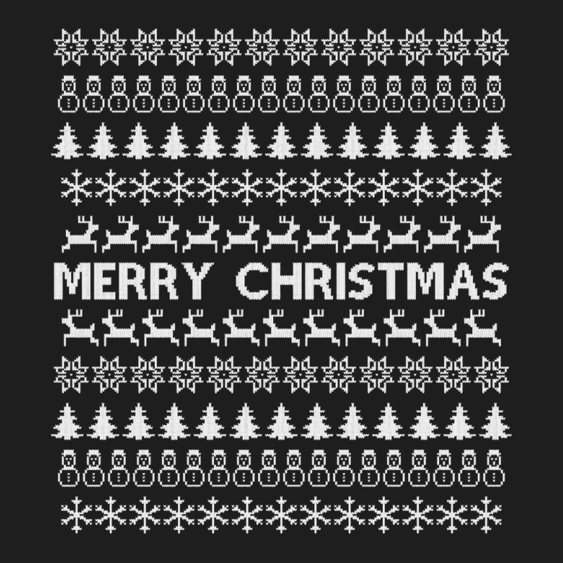 Merry Christmas Ugly Sweater Design Sweatshirt Classic T-shirt | Artistshot