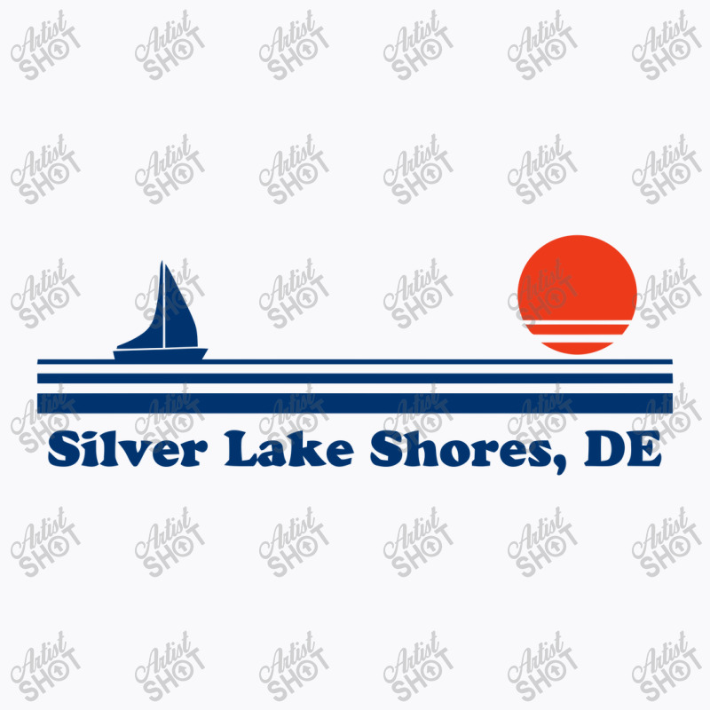 Silver Lake Shores, De   Sailboat Sunrise   Silver Lake Shores Delawar T-shirt | Artistshot