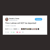 Thicc Latinas Will Not Be Deported Racerback Tank | Artistshot