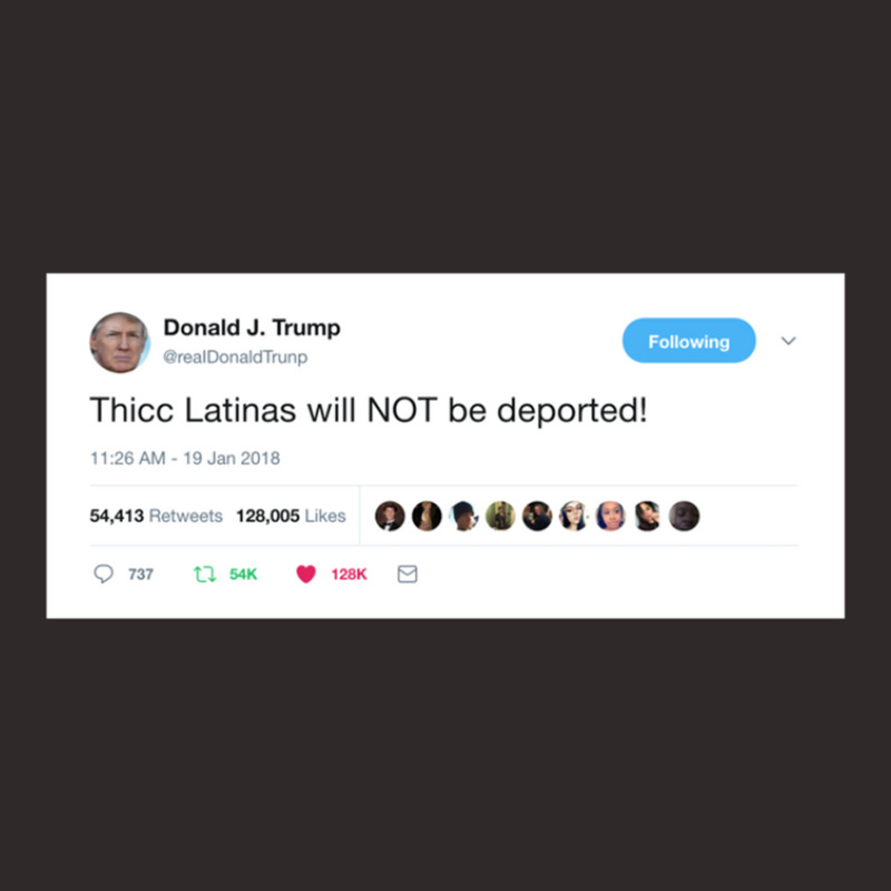 Thicc Latinas Will Not Be Deported Racerback Tank by MaryjaneRoth | Artistshot