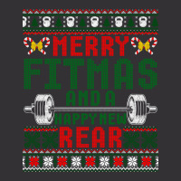 Merry Fitmas And A Happy New Rear Christmas Fitness Workout Long Sleev Vintage Hoodie And Short Set | Artistshot