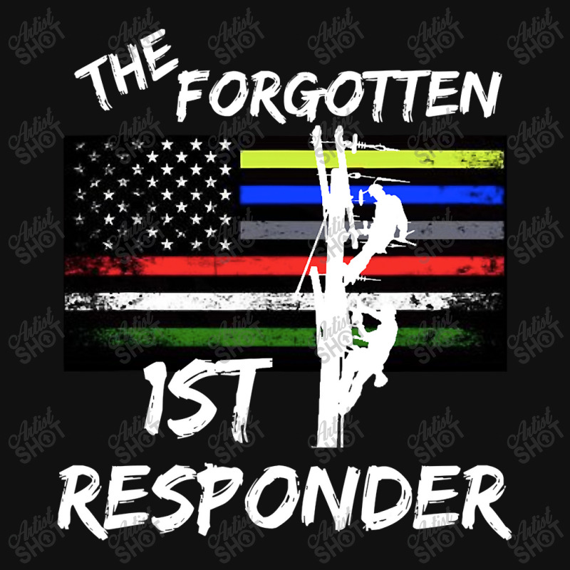 Mens The First Responder Tribute To Electrical Lineman