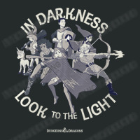 Womens Dungeons & Dragons In Darkness Look To The Light V-neck Women's Triblend Scoop T-shirt | Artistshot