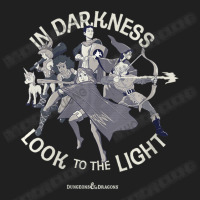 Womens Dungeons & Dragons In Darkness Look To The Light V-neck Ladies Polo Shirt | Artistshot