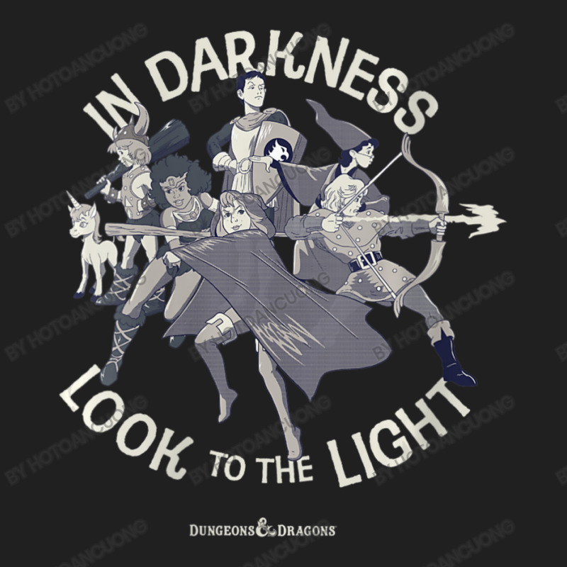 Womens Dungeons & Dragons In Darkness Look To The Light V-neck Ladies Polo Shirt by hotoancuong | Artistshot