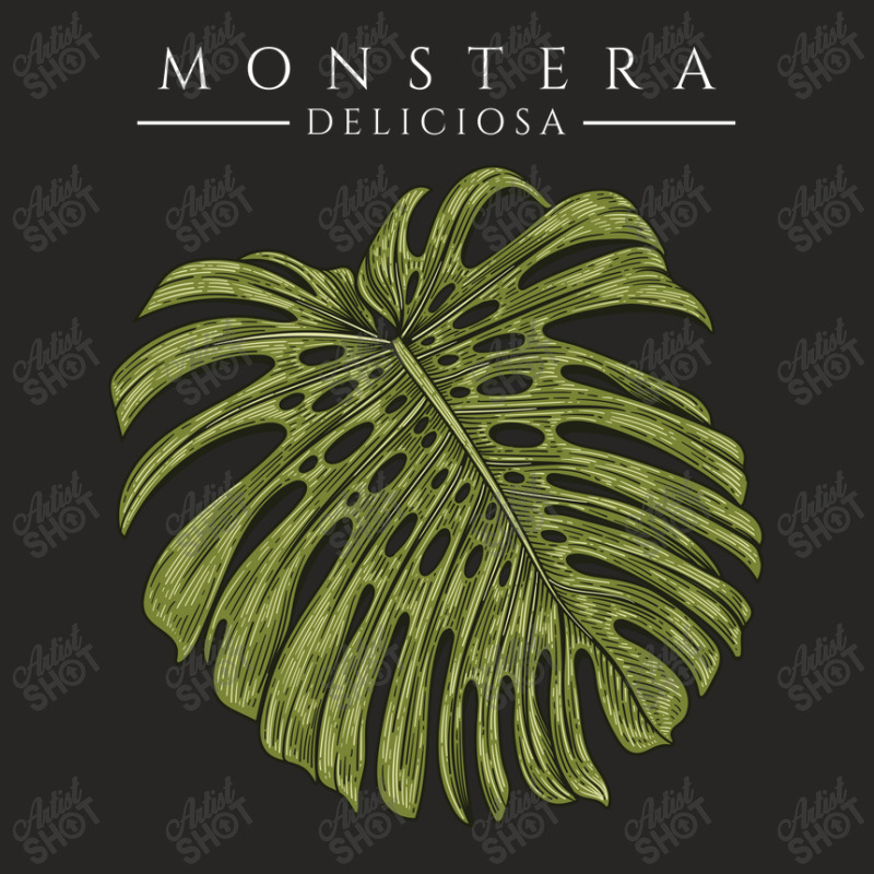 Monstera Deliciosa Philodendron Aroid Plant Lover Addict Ladies Fitted T-Shirt by dovieavila | Artistshot