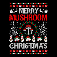 Merry Mushroom Christmas Ugly Sweater Tshirt Pocket T-shirt | Artistshot