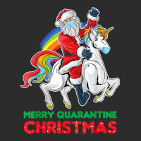 Merry Quarantine Christmas Santa Riding Unicorn Xmas Gifts T Shirt Exclusive T-shirt | Artistshot