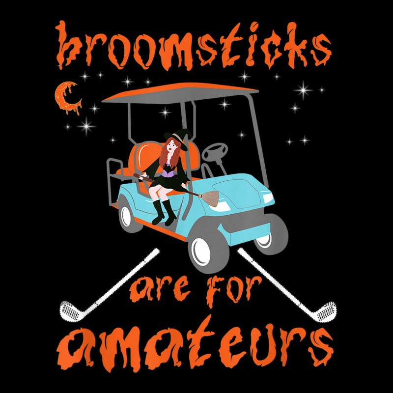 Broomsticks Are For Amateurs Golf Cart Funny Halloween Youth Hoodie by Fashonus | Artistshot