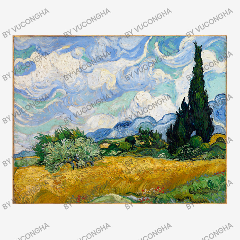 Vincent Van Gogh Wheat Field With Cypresses Youth 3/4 Sleeve | Artistshot